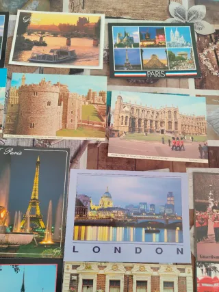 Lote de 21 Postales de Viajes