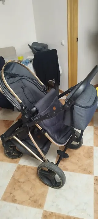 Carrito de bebé 3 piezas