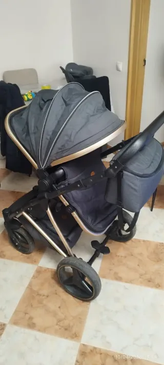 Carrito de bebé 3 piezas