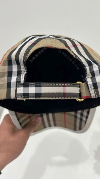 Gorra Burberry Clásica Check Marrón