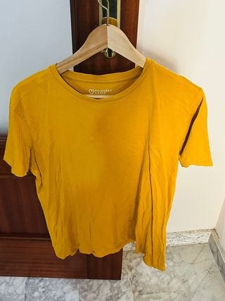 Camiseta amarilla Primark hombre