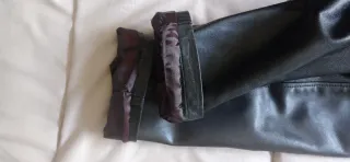 Abrigo Hombre de piel Levita negro