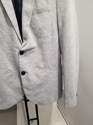 Blazer Zara Man Gris
