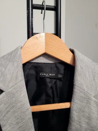 Blazer Zara Man Gris