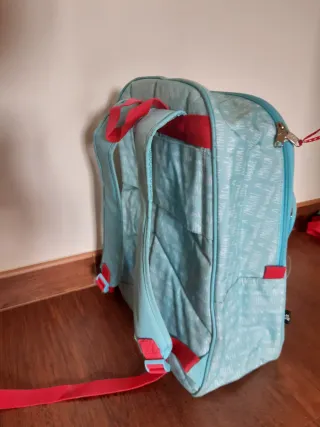 Mochila escolar y bandolera a juego