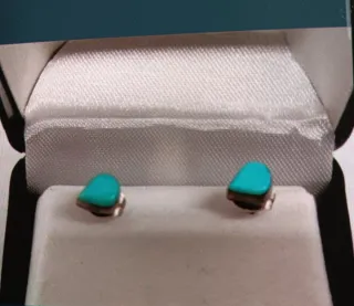 Pendientes Plata y Turquesa