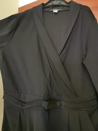 Vestido negro manga larga Bellissima