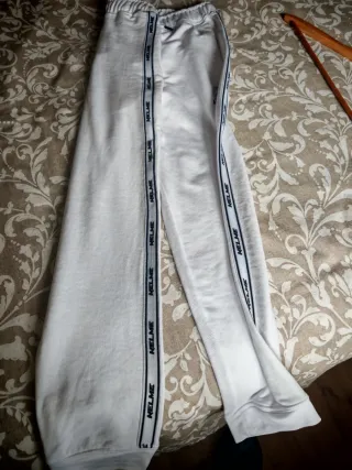 Pantalón chándal Kelme blanco Talla L