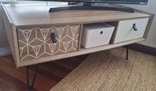 Mesa centro o TV con 2 cajones + hueco