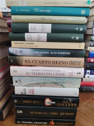 1 libro 3€. 5 libros 10€