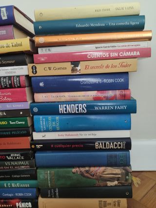 1 libro 3€. 5 libros 10€
