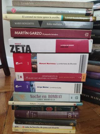 1 libro 3€. 5 libros 10€