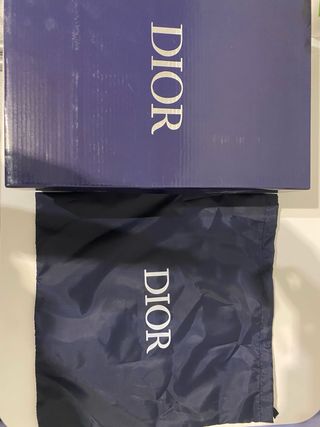 Dior b22- zapatillas hombre Negras y Plateadas
