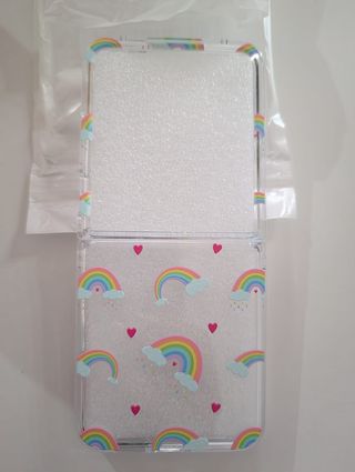 Funda Xiaomi Flip Arcoíris y Corazones