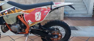 KTM 250 EXC Enduro Moto Naranja/Blanca