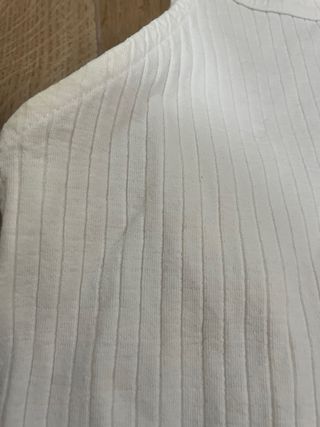 Pack Jersey Rayas y Top Blanco