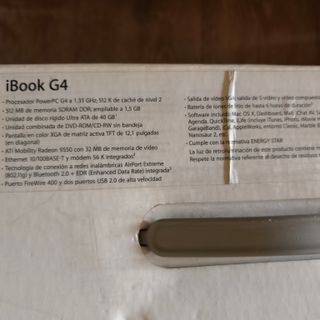 Caja Original iBook G4 12