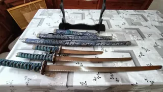Set 3 Katana Decorative