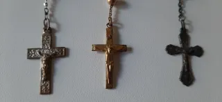 Lote 3 rosarios antiguos