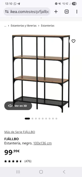Estantería Fjällbo IKEA