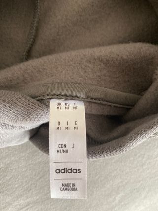 Sudadera Adidas Gris Talla M