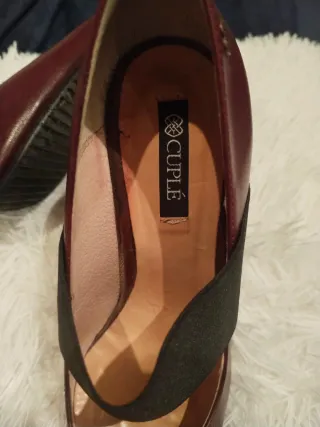 Zapatos de tacón CUPLE burdeo