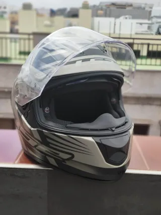 Casco de moto integral con visera l52
