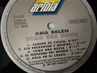 Vinilo Ana Belén - Como una novia