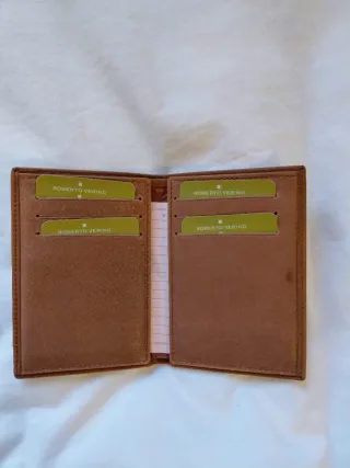 Cartera de cuero Roberto Verino Marrón