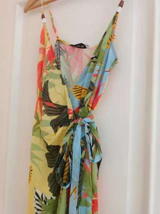 Vestido Desigual Tropical Largo Talla XS/S