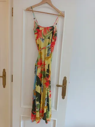 Vestido Desigual Tropical Largo Talla XS/S