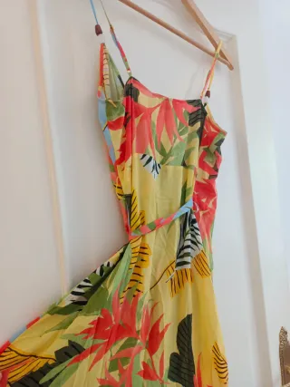 Vestido Desigual Tropical Largo Talla XS/S