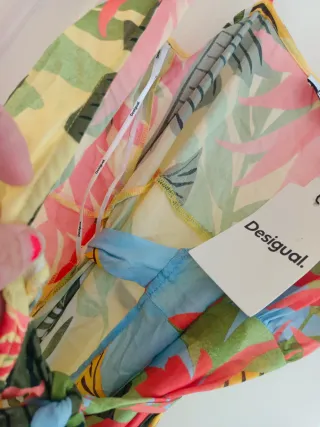 Vestido Desigual Tropical Largo Talla XS/S