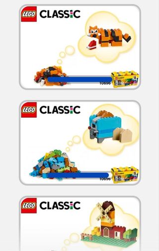 Lego Classic 10696 Figure Varie Treno Animali