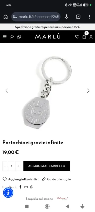 Portachiavi Marlù Keep Dreaming