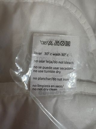 Relleno nórdico cuna blanco