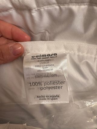 Relleno nórdico cuna blanco