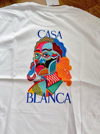 Camiseta Casablanca Blanca Estampada