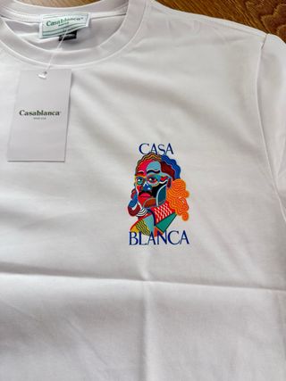 Camiseta Casablanca Blanca Estampada