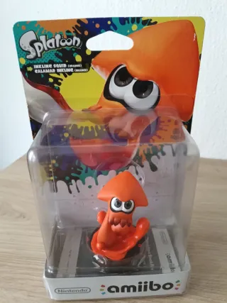 Amiibo Splatoon Inkling Naranja Nintendo