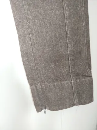 Pantalón Zara Hombre T 32 Marrón