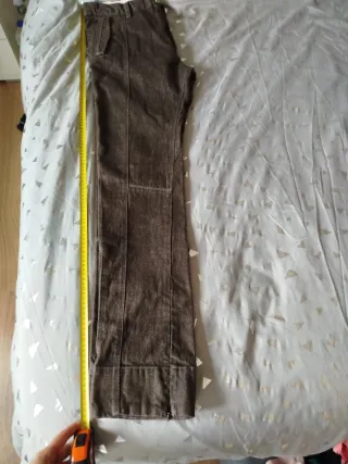 Pantalón Zara Hombre T 32 Marrón