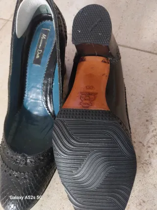 Zapatos de tacón Massimo Dutti negros