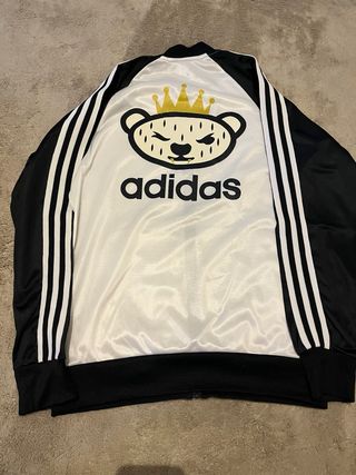 Chaqueta Adidas Blanca y Negra