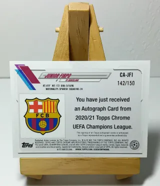 JUNIOR FIRPO 142/150 AUTOGRAFO 2020 BARCELONA
