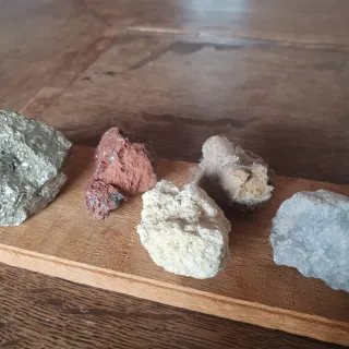 Lotto minerali da collezione