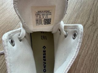 Converse All Star Niña Blancas Talla 35