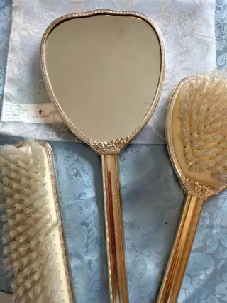 Set toilette vintage fiori