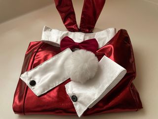 Traje de conejita rojo