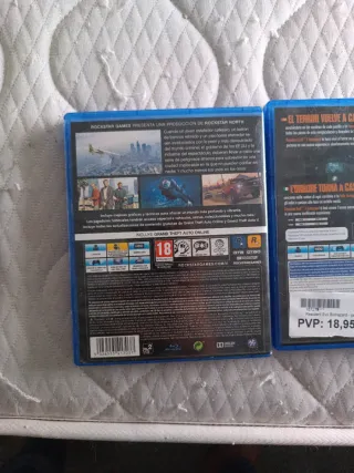 GTA V y Resident Evil 7 PS4